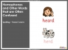Homophones and Other Words that are Often Confused - Years 5 and 6 Teaching Resources (slide 1/64)